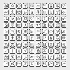 doodle business icon