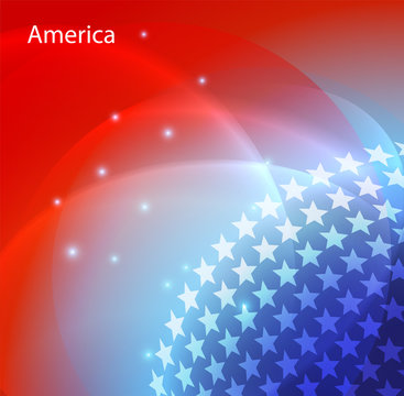 Abstract image of the USA flag