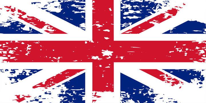 Abstract image of the flag  Great Britain, England