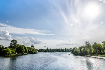 Außenalster in Hamburg im Sommer © dietwalther