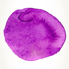 Purple watercolor circle