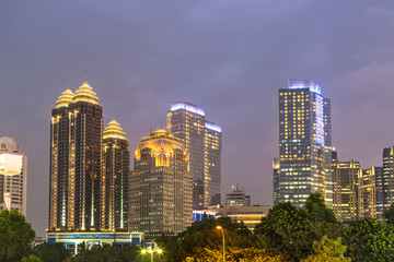 Jakarta twilight