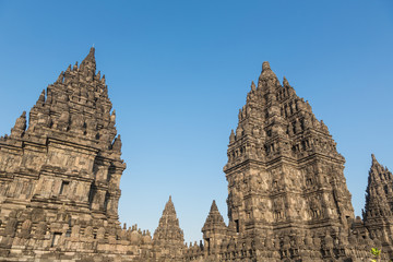 Fototapeta na wymiar Prambanan temple near Jogyakarta