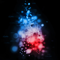 Molecules background
