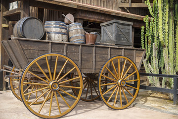 Obraz premium Old west, Old trail town, Cody, Wyoming, United States