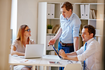 Obraz premium Voicing point of view