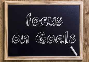 Focus on goals