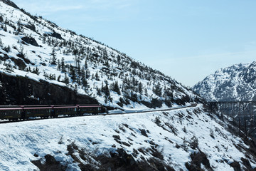 Train on the White Pass and Yukon Route