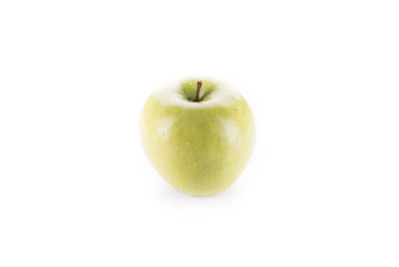 Green apples Isolated on a white