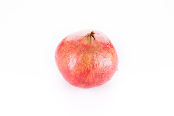Pomegranate isolated on light background