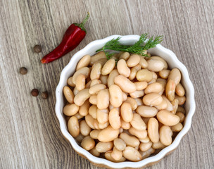 Canned white beans