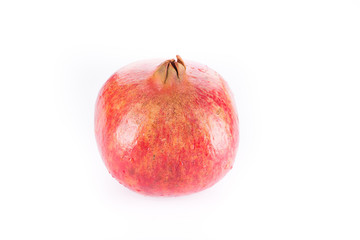 Pomegranate isolated on light background