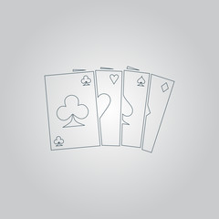 Game cards icon