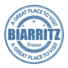 Biarritz stamp