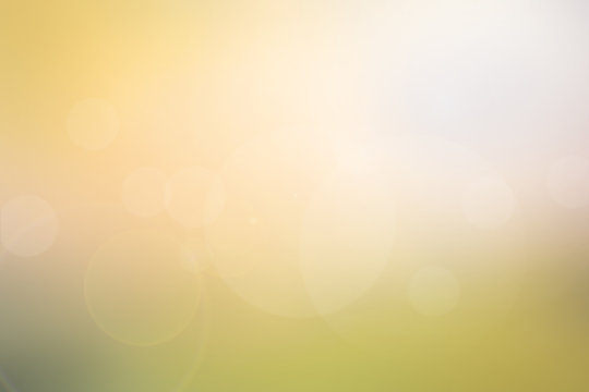 Abstract light yellow-green blurred background