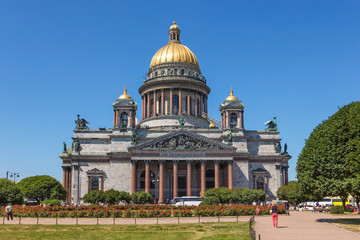 Obraz premium Saint Isaac Cathedral view