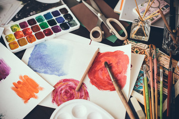 Fototapeta premium Artistic studio