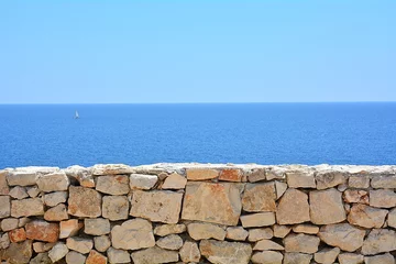 Foto auf Acrylglas Meer / Ozean Die Mauer und das Meer