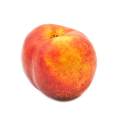 Peach isolated on white background