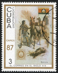 CUBA - CIRCA 1987: 