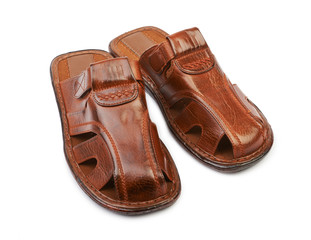 Men's leather sandals