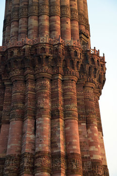 Qutb Minar is a UNESCO World Heritage Site with the height of 74 meters, is the second tallest minar in India.