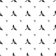 Naklejka premium Dragonfly seamless
