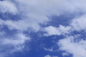 blue sky cloud before raining 