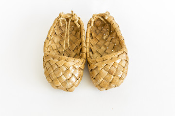 Bast shoes .