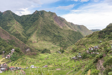 Fototapeta na wymiar Banaue rice terraces in the Philippines.