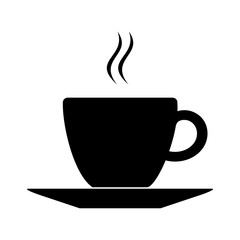 Coffee Cup Icon Black