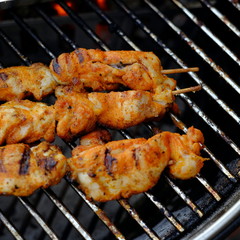 grilled chicken sticks 1