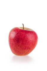 red apples on an isolated white background