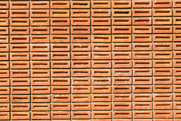 orange brick wall background texture