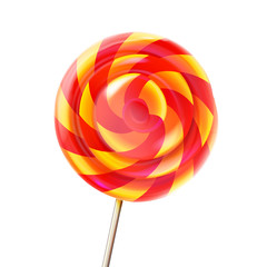 Bright colors lollipop candy