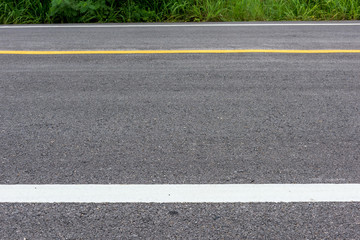 Obraz premium Road asphalt texture with separation lines