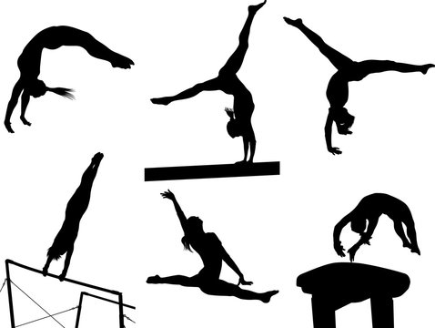 Gymastic Silhouettes