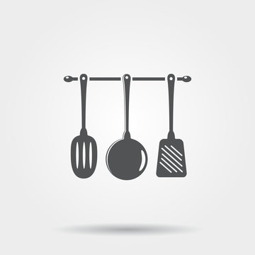 Kitchen utensil icon