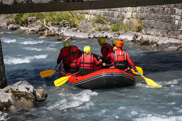 rafting