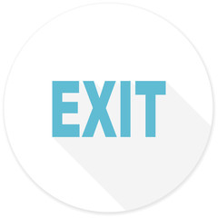 exit flat design modern icon