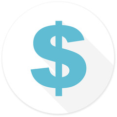 dollar flat design modern icon