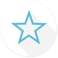 star flat design modern icon