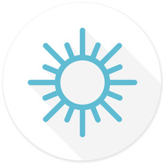 sun flat design modern icon