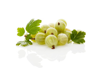 Green gooseberries.