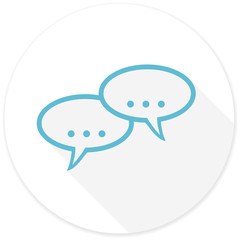forum flat design modern icon