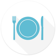 restaurant flat design modern icon