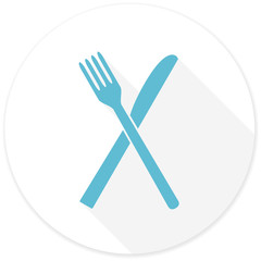 restaurant flat design modern icon