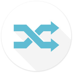 aleatory flat design modern icon