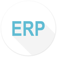 erp flat design modern icon