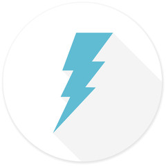 bolt flat design modern icon